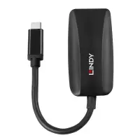 Lindy 43337 videokaabliadapter 0,13 m USB tüüp-C DisplayPort Must – pilt 12