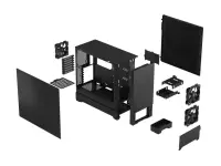 Fractal Design | Pop Silent | Side window | ATX, mATX, Mini ITX | ATX | Black Solid – pilt 8