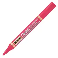 Marker permanentne Pentel N850 1-4 mm, kooniline, punane