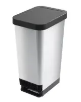 Prügikast CEP PEDALIGA, 45 l, hall
