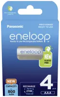 Panasonic | Rechargeable Batteries | ENELOOP BK-4MCDE/4BE | AAA | 800 mAh | 4 pc(s)