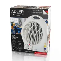 Adler | Heater | AD 7728 | Fan Heater | 2000 W | Number of power levels 2 | White – pilt 6