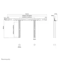 Neomounts AWL29-750BL1 telerikinnituse tarvik – pilt 17