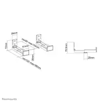 Neomounts AWL29-550BL1 telerikinnituse tarvik – pilt 10