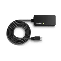 Lindy 43159 jaotur USB 3.2 Gen 1 (3.1 Gen 1) Type-A 5000 Mbit/s Must – pilt 5