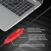 Lindy 42780 USB-kaabel USB 2.0 8 m USB A Must – pilt 10