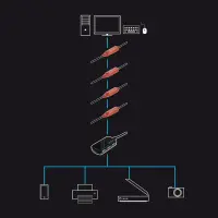 Lindy 42780 USB-kaabel USB 2.0 8 m USB A Must