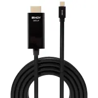 Lindy 36928 videokaabliadapter 3 m Mini DisplayPort HDMI tüüp A (Standard) Must – pilt 14