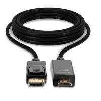 Lindy 36923 videokaabliadapter 3 m DisplayPort HDMI tüüp A (Standard) Must – pilt 2
