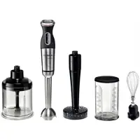 Hand Blender Bosch MSM87165 Black/Stainless steel, Hand Blender, 750 W, Number of speeds 12, Mashed potatoes attachment, Shaft material Stainless steel
