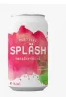 Maasika-kiivi gaseeritud vesi SPLÄSH 330ml (kogus 24 tükki) – pilt 2