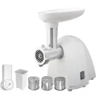 Camry | CR 4802 | White | 600-1500 W | Number of speeds 1 | Middle size sieve, mince sieve, poppy sieve, plunger, sausage filler, vegatable attachment.