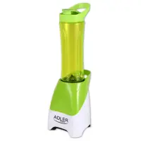 Personal blender Adler Green, 250 W, Plastic, 0.6 L,
