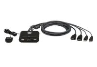 ATEN CS22HF KVM-lüliti Must – pilt 4