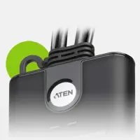 ATEN CS22HF KVM-lüliti Must – pilt 5