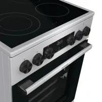 Gorenje | Cooker | GECS5C70XA | Hob type Vitroceramic | Oven type Electric | Stainless steel | Width 50 cm | Grilling | LED | Depth 59.4 cm | 70 L – pilt 5