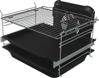 Gorenje | Cooker | GECS5C70XA | Hob type Vitroceramic | Oven type Electric | Stainless steel | Width 50 cm | Grilling | LED | Depth 59.4 cm | 70 L – pilt 16