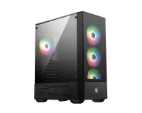 MSI MAG Forge 112R Midi Tower Must, Läbipaistev – pilt 10