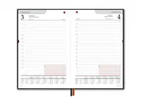 Raamatkalender STANDARD PÄEV A5, must