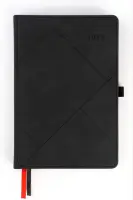 Raamatkalender FASHION BLACK EDITION PÄEV, A5, must