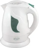 Adler | Kettle | AD 08 | Standard | 850 W | 1 L | Plastic | 360° rotational base | White – pilt 6