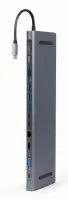 I/O ADAPTER USB-C TO HDMI/USB3/9IN1 A-CM-COMBO9-01 GEMBIRD – pilt 3