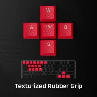 HyperX Rubber Keycaps - Gaming Accessory Kit - Pink (US Layout) Klaviatuurinupp – pilt 2