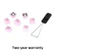 HyperX Rubber Keycaps - Gaming Accessory Kit - Pink (US Layout) Klaviatuurinupp – pilt 4