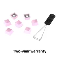 HyperX Rubber Keycaps - Gaming Accessory Kit - Pink (US Layout) Klaviatuurinupp – pilt 8