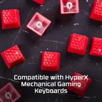 HyperX Rubber Keycaps - Gaming Accessory Kit - Pink (US Layout) Klaviatuurinupp – pilt 19
