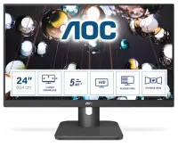 AOC E1 24E1Q PC lamekuvar 60,5 cm (23.8") 1920 x 1080 pikslit Full HD LED Must – pilt 3