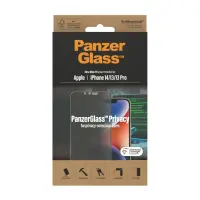 PanzerGlass | Screen protector | Apple | iPhone 14/13/13 Pro | Glass | Black | Ultra-Wide Fit | Privacy – pilt 13