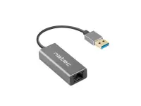 Natec Ethernet Adapter, Cricket USB 3.0, USB 3.0 to RJ45, Black | Natec | Ethernet Adapter Network Card | NNC-1924 Cricket USB 3.0 – pilt 4