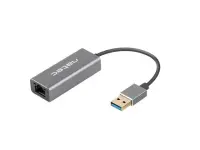 Natec Ethernet Adapter, Cricket USB 3.0, USB 3.0 to RJ45, Black | Natec | Ethernet Adapter Network Card | NNC-1924 Cricket USB 3.0