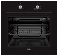 Simfer | Oven | 8004AERSP | 62 L | Electric | Manual | Mechanical control | Height 60 cm | Width 60 cm | Black