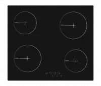 Simfer | Hob | H6.040.DECSP | Vitroceramic | Number of burners/cooking zones 4 | Touch | Black