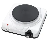 Adler | Free standing table hob | AD 6503 | Number of burners/cooking zones 1 | Electric | White – pilt 8