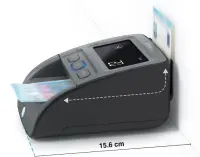 SAFESCAN | Money Checking Machine, 155-S G2 | 250-08195 | Black | Suitable for Banknotes | Number of detection points 7 | Value counting – pilt 3