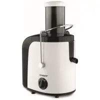 Juicer Scarlett SC-1014R Type Centrifugal juicer, Black/White, 850 W, Extra large fruit input, Number of speeds 2
