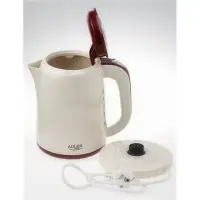 Adler Kettle AD 1222 b Standard, Plastic, Beige, 2200 W, 360° rotational base, 1.7 L