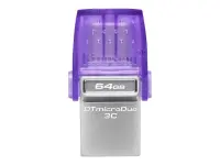 Kingston | DataTraveler | DT Micro Duo 3C | 64 GB | USB Type-C/Type-A | Purple – pilt 7