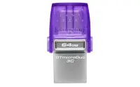 Kingston | DataTraveler | DT Micro Duo 3C | 64 GB | USB Type-C/Type-A | Purple – pilt 8
