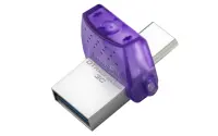 Kingston Technology DataTraveler microDuo 3C USB-välkmälu 64 GB USB Type-A / USB Type-C 3.2 Gen 1 (3.1 Gen 1) Lilla, Roostevaba teras – pilt 22