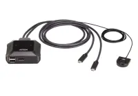 ATEN US3312-AT KVM-lüliti Must – pilt 5