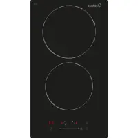 CATA | Hob | ISB 3102 BK | Induction | Number of burners/cooking zones 2 | Slider | Timer | Black