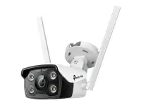 TP-LINK | VIGI 4MP Outdoor Full-Color Wi-Fi Network Camera | VIGI C340-W | Bullet | 4 MP | 4 mm | IP66 | H.265+/H.265/H.264+/H.264 | MicroSD