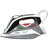 Iron Bosch EasyComfort TDI90EASY Black/White, 2400 W, With cord, Continuous steam 55 g/min, Steam boost performance 200 g/min, Anti-drip function, Anti-scale system, Vertical steam function, Water tank capacity 400 ml