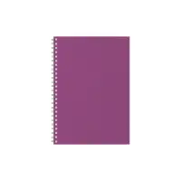 Spiraalköitega kaustik TIMER A5, kartong, täpp, roosa