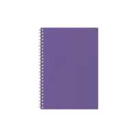 Spiraalköitega kaustik TIMER A5, kartong, täpp, lilla
