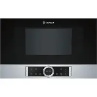 Bosch Microwave Oven BFL634GS1 Touch, 900 W, Stainless steel, Built-in, Defrost function